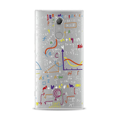 Lex Altern TPU Silicone Sony Xperia Case Cute Math Pattern