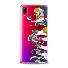 Lex Altern TPU Silicone VIVO Case Nice Sneakers Print