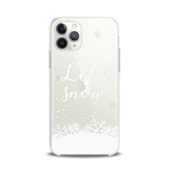 Lex Altern TPU Silicone iPhone Case Snowy Quote Theme