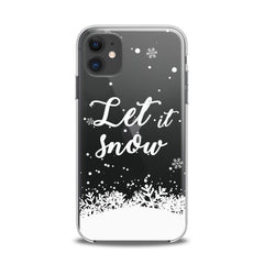 Lex Altern TPU Silicone iPhone Case Snowy Quote Theme