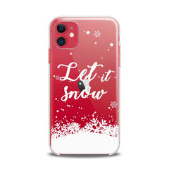 Lex Altern TPU Silicone iPhone Case Snowy Quote Theme