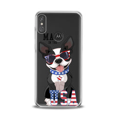 Lex Altern TPU Silicone Motorola Case Quote USA Bulldog