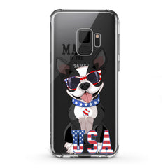 Lex Altern TPU Silicone Samsung Galaxy Case Quote USA Bulldog