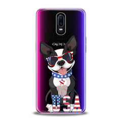 Lex Altern TPU Silicone Oppo Case Quote USA Bulldog