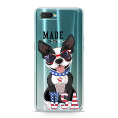 Lex Altern TPU Silicone Oppo Case Quote USA Bulldog