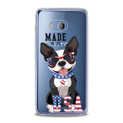 Lex Altern TPU Silicone HTC Case Quote USA Bulldog