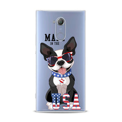 Lex Altern TPU Silicone Sony Xperia Case Quote USA Bulldog