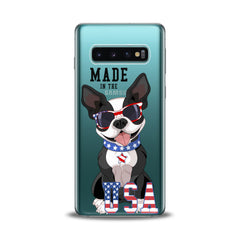 Lex Altern TPU Silicone Samsung Galaxy Case Quote USA Bulldog