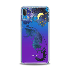 Lex Altern TPU Silicone Lenovo Case Beautiful Galaxy Cat