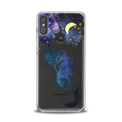 Lex Altern TPU Silicone Motorola Case Beautiful Galaxy Cat