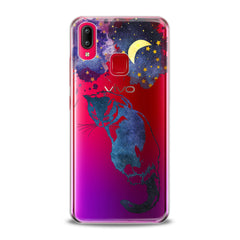 Lex Altern TPU Silicone VIVO Case Beautiful Galaxy Cat