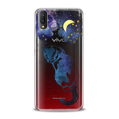 Lex Altern TPU Silicone VIVO Case Beautiful Galaxy Cat