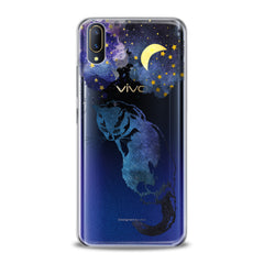 Lex Altern TPU Silicone VIVO Case Beautiful Galaxy Cat