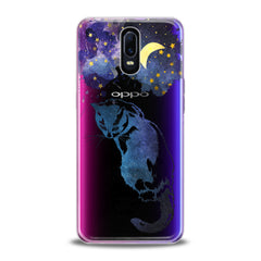 Lex Altern TPU Silicone Oppo Case Beautiful Galaxy Cat