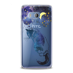 Lex Altern TPU Silicone HTC Case Beautiful Galaxy Cat