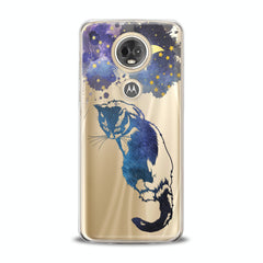 Lex Altern TPU Silicone Motorola Case Beautiful Galaxy Cat