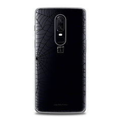 Lex Altern TPU Silicone OnePlus Case Black Spiderweb Pattern