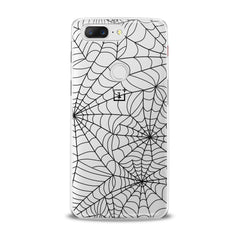 Lex Altern Black Spiderweb Pattern OnePlus Case