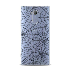 Lex Altern TPU Silicone Sony Xperia Case Black Spiderweb Pattern