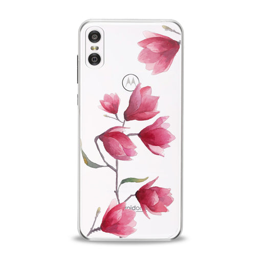 Lex Altern Magnolia Flowers Motorola Case