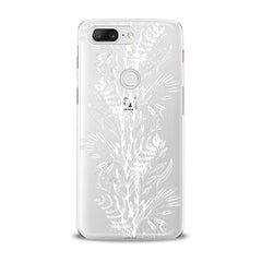 Lex Altern TPU Silicone OnePlus Case White Plants