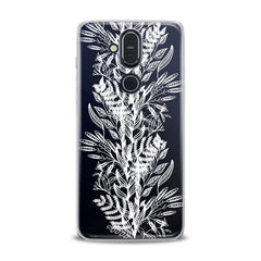 Lex Altern TPU Silicone Nokia Case White Plants