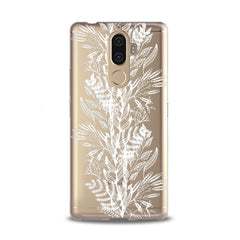 Lex Altern TPU Silicone Lenovo Case White Plants