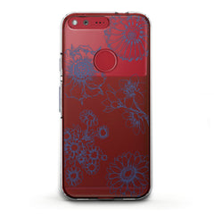 Lex Altern TPU Silicone Google Pixel Case Botanical Sketch