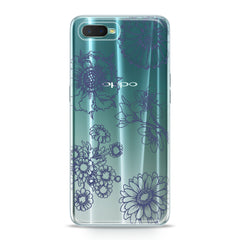 Lex Altern TPU Silicone Oppo Case Botanical Sketch