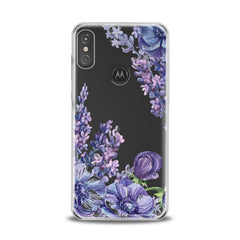 Lex Altern TPU Silicone Motorola Case Purple Bloom