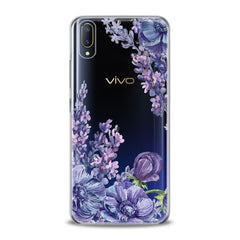 Lex Altern TPU Silicone VIVO Case Purple Bloom