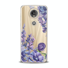 Lex Altern TPU Silicone Motorola Case Purple Bloom