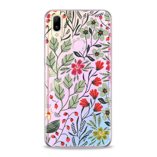 Lex Altern Cute Wildflower Pattern Vivo Case