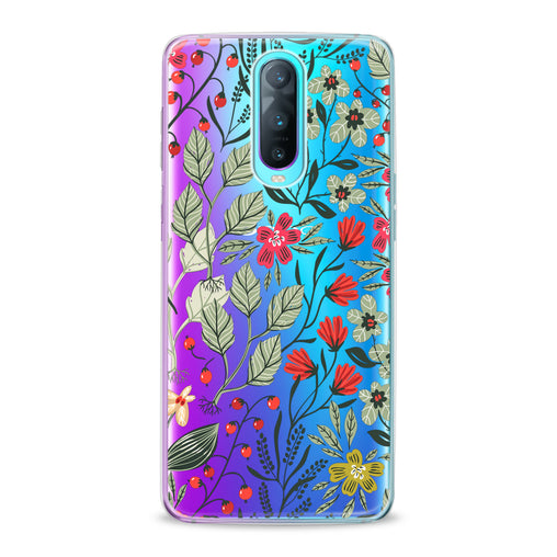 Lex Altern Cute Wildflower Pattern Oppo Case