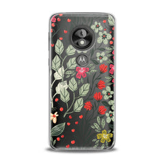 Lex Altern TPU Silicone Motorola Case Cute Wildflower Pattern