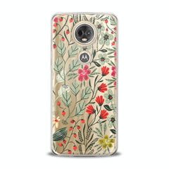 Lex Altern TPU Silicone Motorola Case Cute Wildflower Pattern