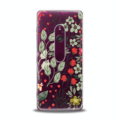 Lex Altern TPU Silicone Sony Xperia Case Cute Wildflower Pattern