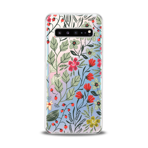 Lex Altern Cute Wildflower Pattern Samsung Galaxy Case