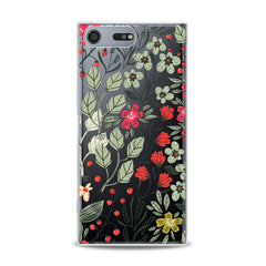 Lex Altern TPU Silicone Sony Xperia Case Cute Wildflower Pattern