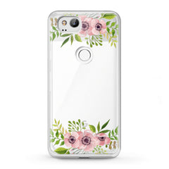 Lex Altern TPU Silicone Google Pixel Case Pink Flowers