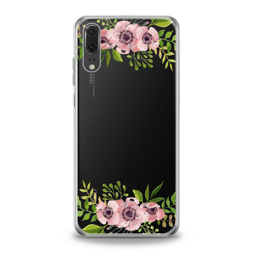 Lex Altern Pink Flowers Huawei Honor Case