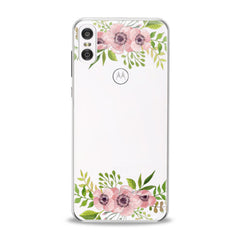 Lex Altern TPU Silicone Motorola Case Pink Flowers