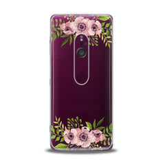 Lex Altern TPU Silicone Sony Xperia Case Pink Flowers