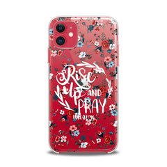 Lex Altern TPU Silicone iPhone Case Rise Up and Pray