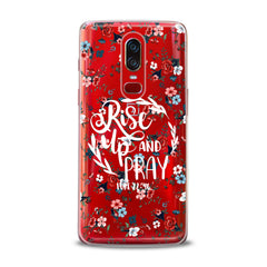 Lex Altern TPU Silicone OnePlus Case Rise Up and Pray