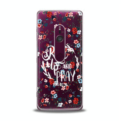 Lex Altern TPU Silicone Sony Xperia Case Rise Up and Pray