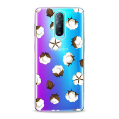 Lex Altern TPU Silicone Oppo Case Cotton Flowers