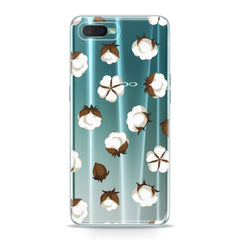 Lex Altern TPU Silicone Oppo Case Cotton Flowers