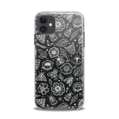 Lex Altern TPU Silicone iPhone Case Flower Drawing