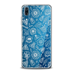 Lex Altern TPU Silicone Huawei Honor Case Flower Drawing